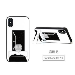 Dparks iPhone XS/X用ケース spirit case 窓際の女 DS15217I58-イメージ18