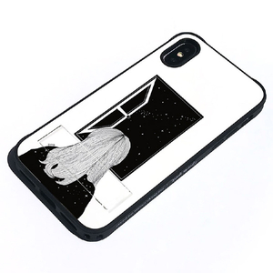 Dparks iPhone XS/X用ケース spirit case 窓際の女 DS15217I58-イメージ3