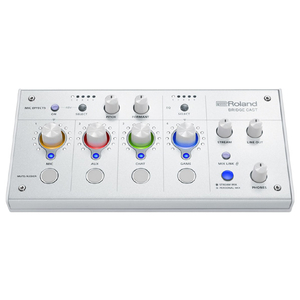 ローランド DUAL BUS GAMING MIXER Ice White BRC-WH-イメージ1