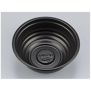 シーピー化成 どんぶり容器 BF-361 黒本体 50枚 FCG412V-00664058-イメージ1