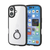 エレコム iPhone 17用TOUGH SLIM LITE ケース フレームカラー リング付 ブラック PM-A25ATSLFCRBK-イメージ2