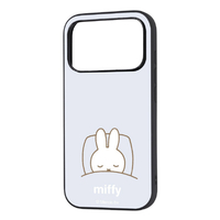 レイ・アウト iPhone 18 Pro Max用 / 17 Pro Max用  / ミッフィー / maru 衝撃吸収 バンパー ハイブリッドケース / ミッフィー_おやすみ RJ-BP59K4TB/MF67