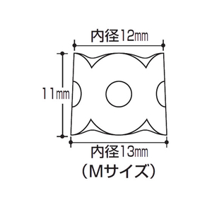 コクヨ リング型紙めくり メクリン M 透明ピンク 50個 1箱(50個) F836769-ﾒｸ-21TP-イメージ5