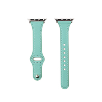WEARPLANET Apple Watch 42/41/40/38mm用Slim Line フラット本革バンド ハニーデューミント WP23218AWMT