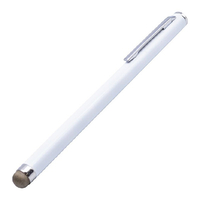 ラスタバナナ タッチペン 静電式 導電繊維 ホワイト RTP08WH