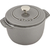 Staub 1251218ココット de GOHAN S Staub グレー 40509-702-0ｺﾞﾊﾝSｸﾞﾚ--イメージ3