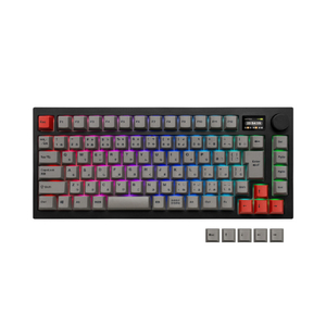 Mistel Barocco Mistel MD750 Delight JIS (日本語配列/ GATERON G Pro 2．0 赤軸) ブラック ML-MD750D-J-RD/BK-イメージ1