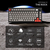Mistel Barocco Mistel MD750 Delight JIS (日本語配列/ GATERON G Pro 2．0 赤軸) ブラック ML-MD750D-J-RD/BK-イメージ14