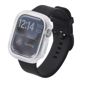 エレコム Apple Watch 42mm用フルカバーケース/TOUGH SLIM LITE/プレミアムガラス クリア AW-25BFCTSLCR-イメージ2