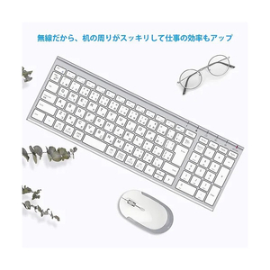 iClever ワイヤレスキーボード&マウスセット IC-BK22Combo E03-0131J-91-イメージ6