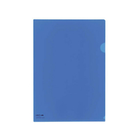リヒトラブ カラークリヤーホルダー A4 青 50枚 FC39978-F78-8