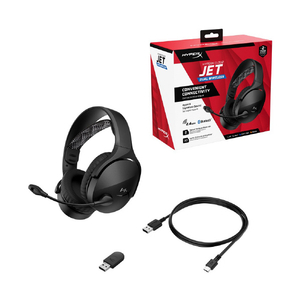 HyperX HyperX Cloud Jet デュアルワイヤレスゲーミングヘッドセット ブラック AJ0T1AA-イメージ5