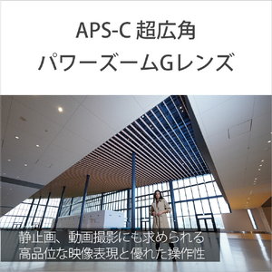 SONY デジタル一眼カメラα[Eマウント]用レンズ E PZ 10-20mm F4 G SELP1020G-イメージ3