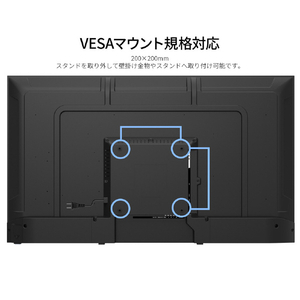 JAPANNEXT 43インチ 液晶ディスプレイ ブラック JN-IPS43U2-M-H5-イメージ11