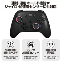 スリースト GUSWA019 Switch用 HEワイヤレスゲームパッドTurbo