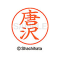 シヤチハタ ネームペン用ネーム シルバー 既製 唐沢 FC46557-X-GPS-0786