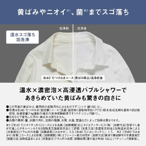 パナソニック 【左開き】12．0kgドラム式洗濯乾燥機 マットホワイト NA-LX127DL-W-イメージ9