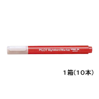 パイロット ホワイトボードマーカー細字小型レッド 10本 1箱(10本) F885661-WBMA-7SN-R