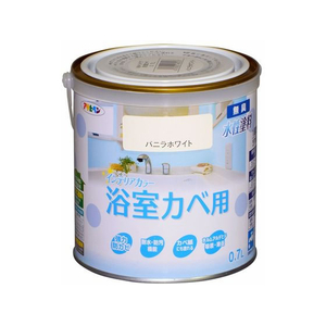 アサヒペン New水性インテリア浴室カベ 0.7L バニラホワイト FCB778G-イメージ1