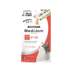 ジャパンペットコミュニケーションズ メディジャム 猫用 かつお 48g FCE585K-MUC1-イメージ1