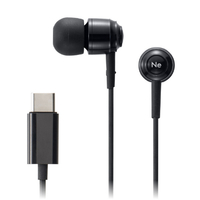 ラディウス USB-C直結カナル型イヤホン ブラック HP-Q10CK