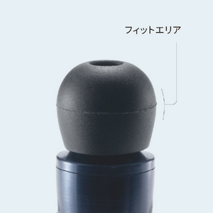 ラディウス USB-C直結カナル型イヤホン ブラック HP-Q10CK-イメージ8