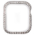 WEARPLANET Apple Watch 45mm用ラインストーンハードケース de luxe シルバー WP23219AWSV-イメージ1