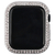 WEARPLANET Apple Watch 45mm用ラインストーンハードケース de luxe シルバー WP23219AWSV-イメージ2