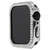 WEARPLANET Apple Watch 45mm用ラインストーンハードケース de luxe シルバー WP23219AWSV-イメージ3