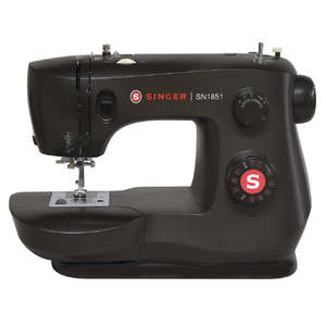 シンガー 電動ミシン フットコントローラー式 ブラック SN1851-イメージ1