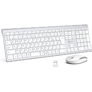 iClever ワイヤレスキーボード&マウスセット IC-BK23Combo E03-0131J-55-イメージ1
