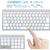 iClever ワイヤレスキーボード&マウスセット IC-BK23Combo E03-0131J-55-イメージ4