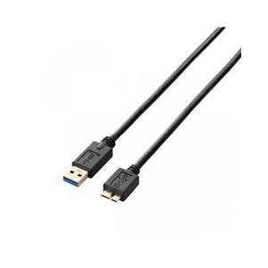 エレコム USB3.0ケーブル(A-microB) 2.0m ブラック USB3-AMB20BK エレコム USB3.0ケーブル(A-microB) 2.0m ブラック USB3-AMB20BK