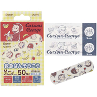 スケーター 救急ばんそうこう(M)50枚 おさるのジョージ QQB50ｵｻﾙﾉｼﾞﾖ-ｼﾞ