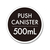 医食同源 PUSH CANISTER 500ml FC989PZ-イメージ7