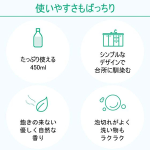 アメリカンディールス ECOVER エコベール 食器用洗剤 ゼロ 450mL FC976PY-イメージ2