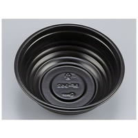 シーピー化成 どんぶり容器 BF-362 黒本体 50枚 FCG413V-00664060