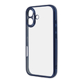 レイアウト iPhone 16用Like standard 精密設計 カメラ保護 衝撃吸収 バンパー メタリック TPUソフトケース ブルー RT-P46PFC2/AM