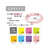 コクヨ 強粘着ふせん〈K2〉 75×75 7色ミックス ネオン20冊 F028570-K2ﾒ-KN7575X20-イメージ5