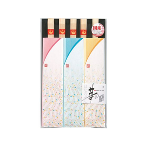 やなぎプロダクツ 華の膳 朱雀 杉天削割箸 約24cm 5膳 FC196TA-Q-071-イメージ1