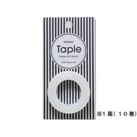 寺岡 テープル 透明 小巻 幅15mm×5m 10巻入 F114126-4145