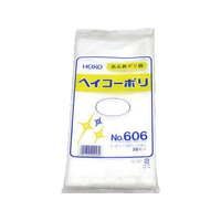 シモジマ ポリ袋 No.606 0.06×100×210mm 50枚 F051737-#006619600