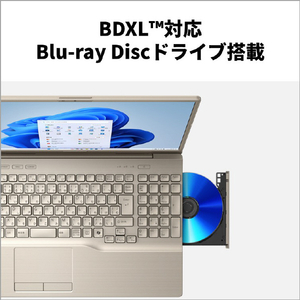 富士通 ノートパソコン FMV Note A ベージュゴールド FMVA77L2GA-イメージ7