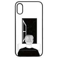 Dparks iPhone XR用Spirit case 窓際の男 DS15220I61