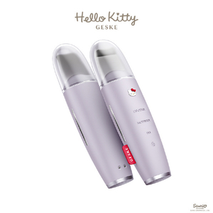 GESKE ハローキティ マイクロカレント スキンクライバー&ブラックヘッドリムーバー パープル HK000045PU01PU GESKE ハローキティ マイクロカレント スキンクライバー&ブラックヘッドリムーバー パープル HK000045PU01PU