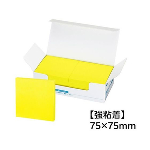 コクヨ 強粘着ふせん〈K2〉 75×75 黄色 ネオン10冊 F028571-K2ﾒ-KN7575YX10-イメージ3