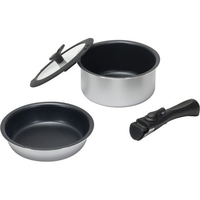 パール金属 chiiino ふっ素IH対応クックウェア4点セット FC877NM-HB-6569