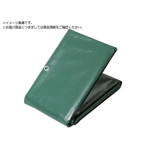 萩原 ターピー エステル帆布トラックシート H-3号 2tトラック グリーン FC016ZB-8684447-イメージ1