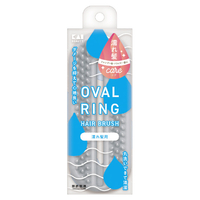 貝印 オーバルリングヘアブラシ 濡れ髪用 グレー KQ3167ﾍｱﾌﾞﾗｼﾇﾚｶﾐﾖｳGY