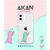 AKAN iPhone 12/12 Pro用ソフトクリアケース お絵かきザウルス グリーン AK19221I12P-イメージ2